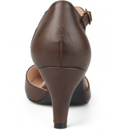 Women's Bettie Heels Brown $36.90 Shoes