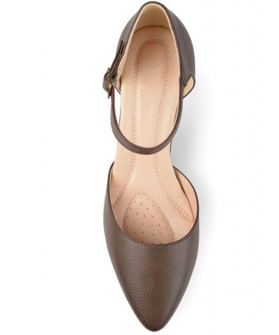 Women's Bettie Heels Brown $36.90 Shoes