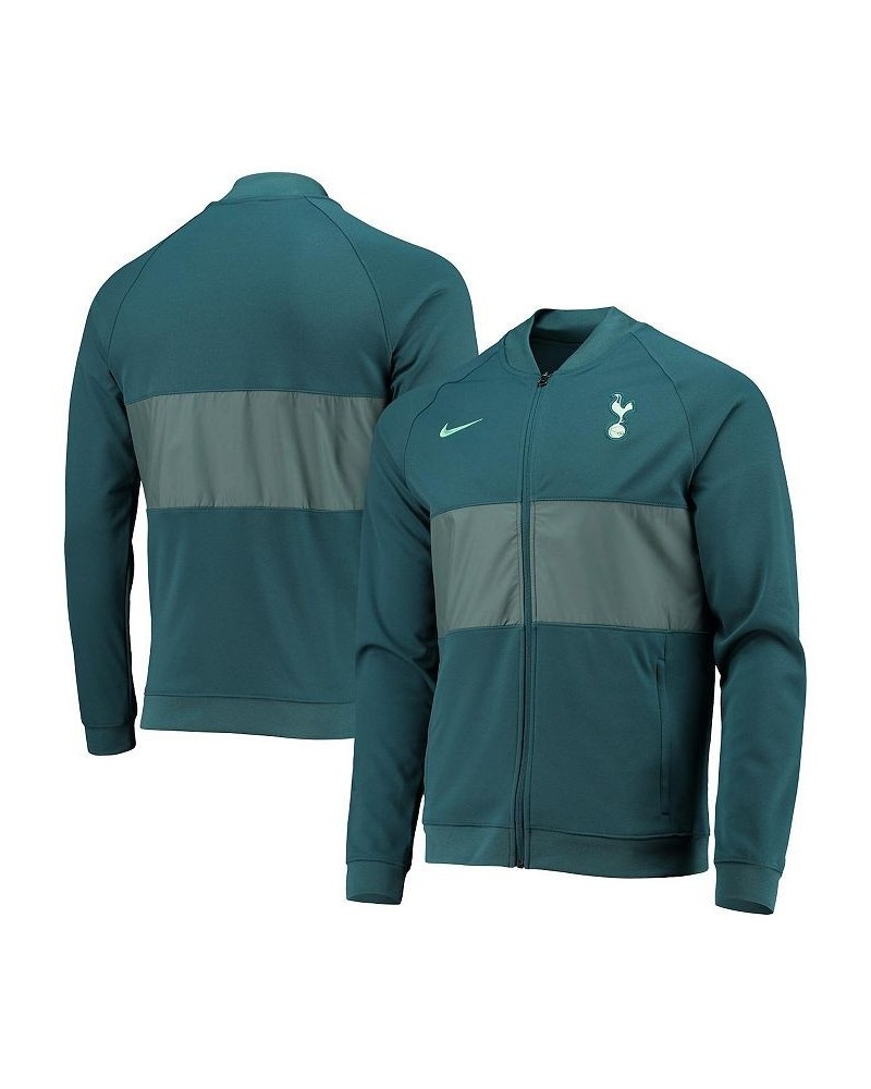 Men's Green Tottenham Hotspur I96 Anthem Raglan Full-Zip Jacket $44.40 Jackets