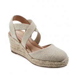 Women's Meza Casual Strappy Espadrille Wedges Sandal Multi $39.60 Shoes