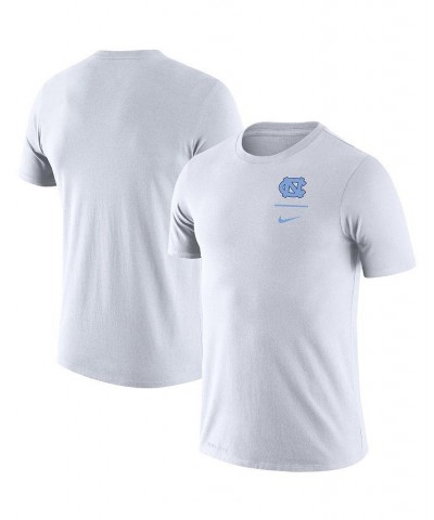 Men's White North Carolina Tar Heels Logo Stack Legend Performance T-shirt $21.50 T-Shirts