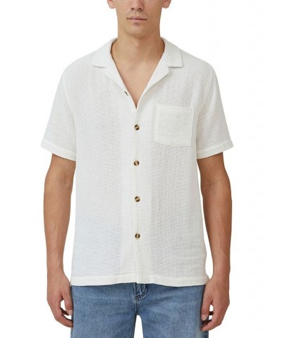 Men's Palma Short Sleeve Shirt White $28.99 Shirts