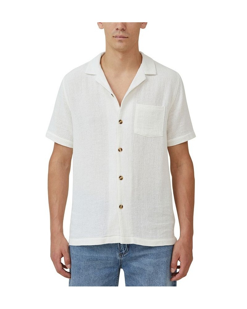 Men's Palma Short Sleeve Shirt White $28.99 Shirts