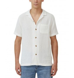 Men's Palma Short Sleeve Shirt White $28.99 Shirts