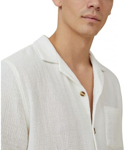 Men's Palma Short Sleeve Shirt White $28.99 Shirts