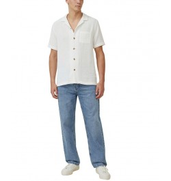 Men's Palma Short Sleeve Shirt White $28.99 Shirts