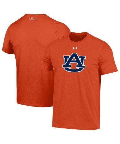 Men's Orange Auburn Tigers School Logo Performance Cotton T-shirt $56.55 T-Shirts