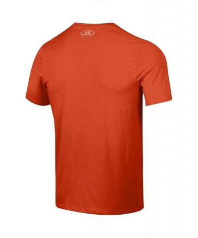 Men's Orange Auburn Tigers School Logo Performance Cotton T-shirt $56.55 T-Shirts