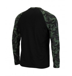 Men's Black Virginia Cavaliers OHT Military-Inspired Appreciation Camo Raglan Long Sleeve T-shirt $19.20 T-Shirts