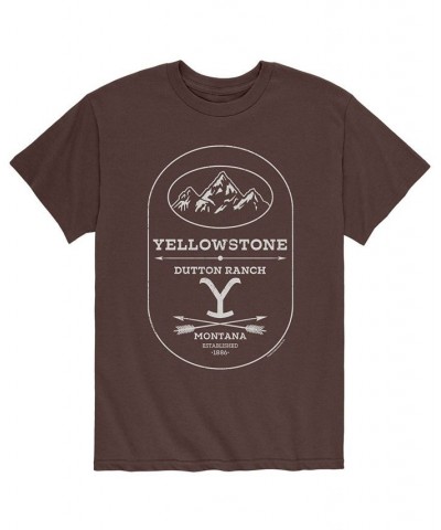 Men's Yellowstone Dutton Ranch Montana T-shirt $15.05 T-Shirts