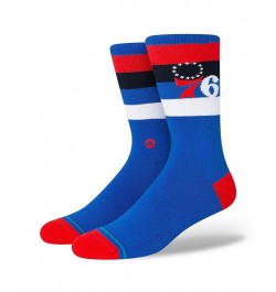 Men's Philadelphia 76ers Stripe Crew Socks $11.88 Socks