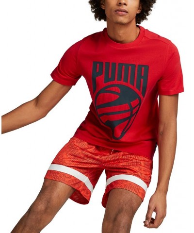 Men's Crewneck Short-Sleeve Posterize Graphic Basketball T-Shirt Multi $12.65 T-Shirts