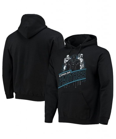 Men's Black Carolina Panthers Star Wars Empire Pullover Hoodie $23.20 Sweatshirt