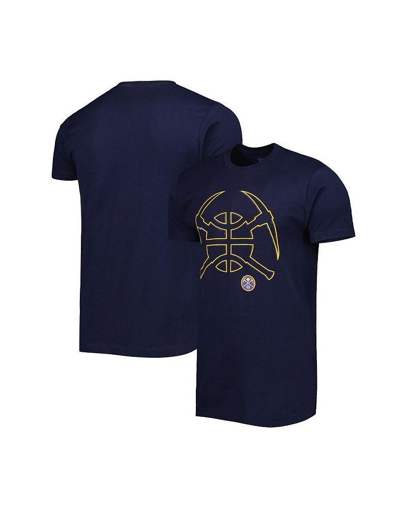 Men's and Women's Navy Denver Nuggets Element Logo Pop T-shirt $26.09 Tops