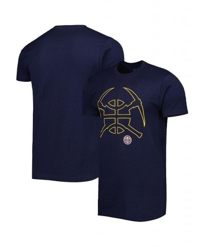 Men's and Women's Navy Denver Nuggets Element Logo Pop T-shirt $26.09 Tops