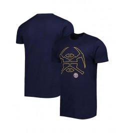 Men's and Women's Navy Denver Nuggets Element Logo Pop T-shirt $26.09 Tops