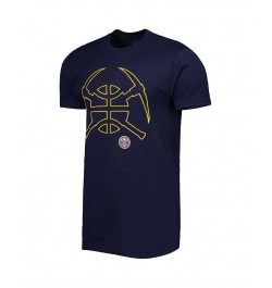 Men's and Women's Navy Denver Nuggets Element Logo Pop T-shirt $26.09 Tops