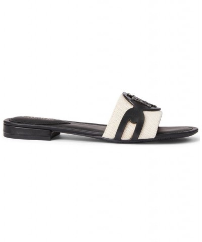 Women's Alegra Slide Sandals Black, Tan, Black $51.25 Shoes