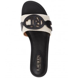 Women's Alegra Slide Sandals Black, Tan, Black $51.25 Shoes