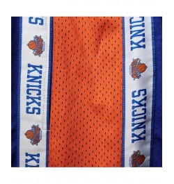 Men's Branded Royal and Orange New York Knicks Big and Tall Tape Mesh Shorts $23.59 Shorts