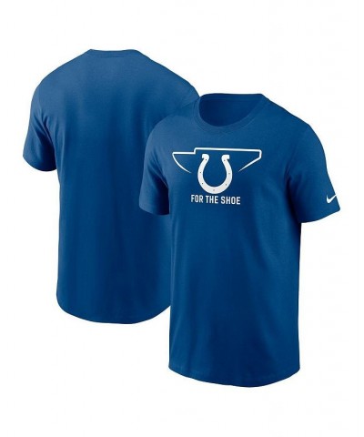 Men's Royal Indianapolis Colts Essential Local Phrase T-shirt $20.25 T-Shirts