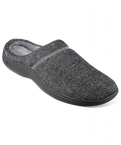 Men's Javier Mesh Hoodback Slippers Black $13.42 Shoes