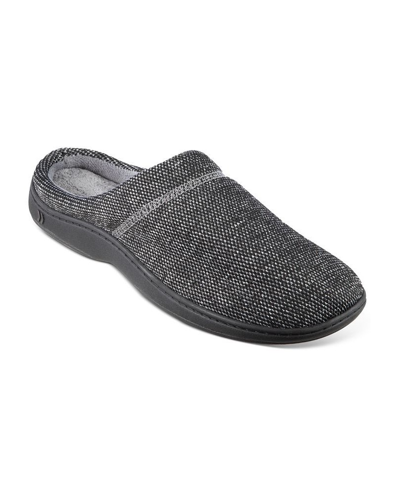 Men's Javier Mesh Hoodback Slippers Black $13.42 Shoes