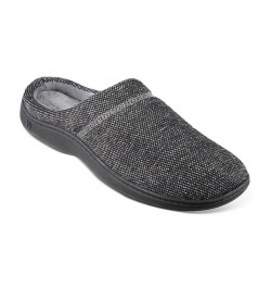 Men's Javier Mesh Hoodback Slippers Black $13.42 Shoes