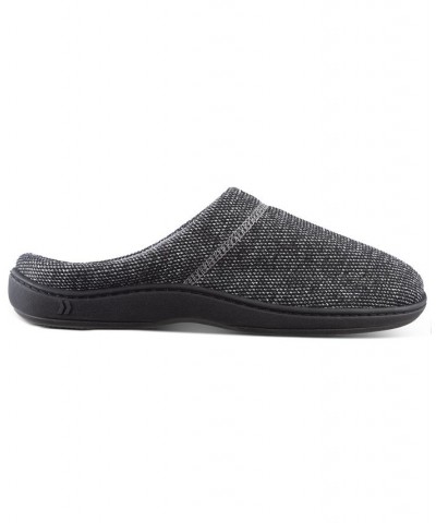 Men's Javier Mesh Hoodback Slippers Black $13.42 Shoes