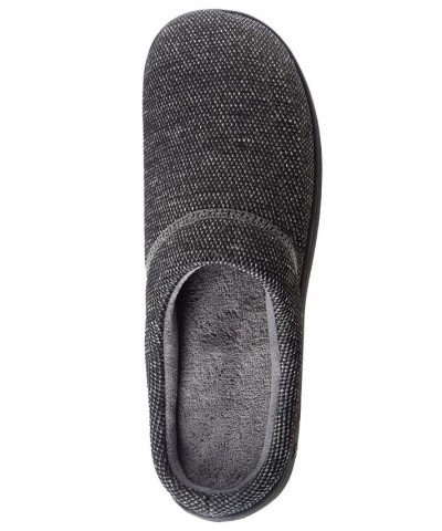 Men's Javier Mesh Hoodback Slippers Black $13.42 Shoes