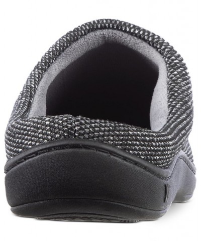 Men's Javier Mesh Hoodback Slippers Black $13.42 Shoes