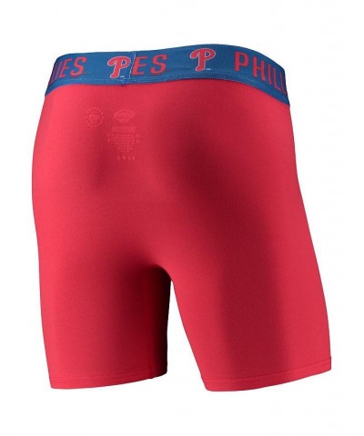 Men's Red, Royal Philadelphia Phillies Two-Pack Flagship Boxer Briefs Set $25.00 Underwear