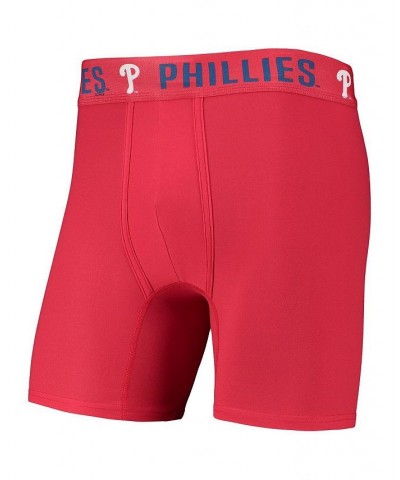 Men's Red, Royal Philadelphia Phillies Two-Pack Flagship Boxer Briefs Set $25.00 Underwear