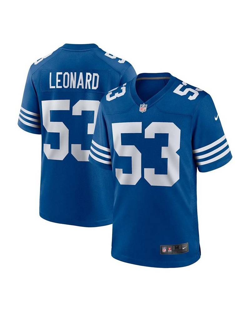 Men's Darius Leonard Indianapolis Colts Alternate Game Jersey $60.20 Jersey