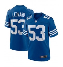 Men's Darius Leonard Indianapolis Colts Alternate Game Jersey $60.20 Jersey