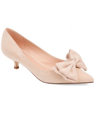 Women's Orana Bow Heels White $45.00 Shoes