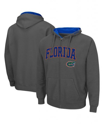 Men's Gray Florida Gators Arch and Logo 3.0 Full-Zip Hoodie $31.19 Sweatshirt