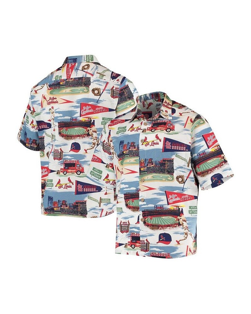 '47 Brand Men's White St. Louis Cardinals Scenic Button-Up Shirt $45.10 Shirts