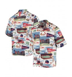 '47 Brand Men's White St. Louis Cardinals Scenic Button-Up Shirt $45.10 Shirts