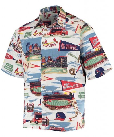 '47 Brand Men's White St. Louis Cardinals Scenic Button-Up Shirt $45.10 Shirts