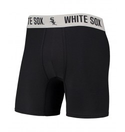 Men's Black, Gray Chicago White Sox Two-Pack Flagship Boxer Briefs Set $26.49 Underwear