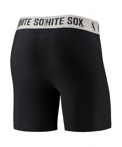 Men's Black, Gray Chicago White Sox Two-Pack Flagship Boxer Briefs Set $26.49 Underwear