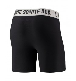 Men's Black, Gray Chicago White Sox Two-Pack Flagship Boxer Briefs Set $26.49 Underwear