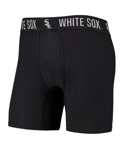 Men's Black, Gray Chicago White Sox Two-Pack Flagship Boxer Briefs Set $26.49 Underwear