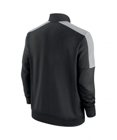 Men's Black New Orleans Saints Historic Track Full-Zip Jacket $48.59 Jackets