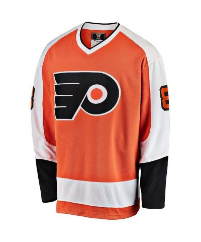 Men's Dave Schultz Orange Philadelphia Flyers Premier Breakaway Retired Player Jersey $47.95 Jersey