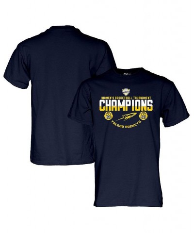 Men's Navy Toledo Rockets 2023 MAC Women's Conference Tournament Champions Locker Room T-shirt $19.19 T-Shirts