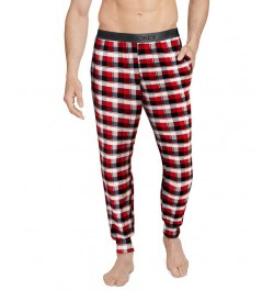 Men's Ultra Soft Easy-Fit Solid Sleep Joggers Red $16.73 Pajama