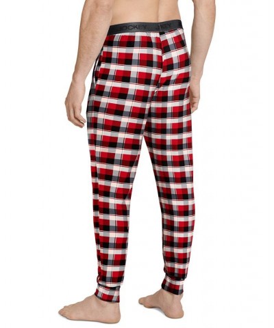 Men's Ultra Soft Easy-Fit Solid Sleep Joggers Red $16.73 Pajama