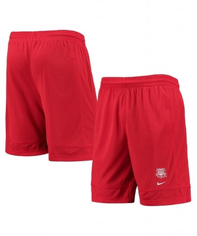 Men's Red Georgia Bulldogs Fast Break Team Performance Shorts $22.05 Shorts